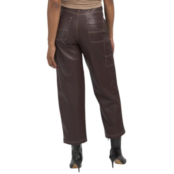 BLANK NYC Faux Leather Baxter Carpenter Pocket Pants - Picture 2 of 2